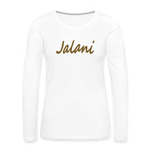 Women's Jalani Premium Long Sleeve T-Shirt - white