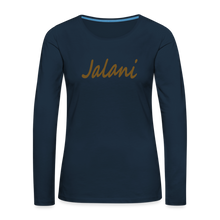 Women's Jalani Premium Long Sleeve T-Shirt - deep navy
