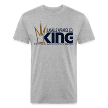 Men's King Premium Tee (Metallic Flake) - heather gray