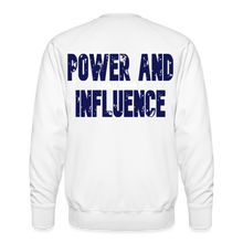 Men’s Power and Influence Premium Sweatshirt - white