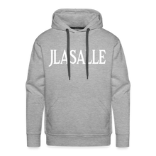 Men’s Signature Jlasalle Premium Hoodie F/B Print - heather grey