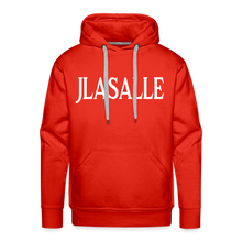 Men’s Signature Jlasalle Premium Hoodie F/B Print - red
